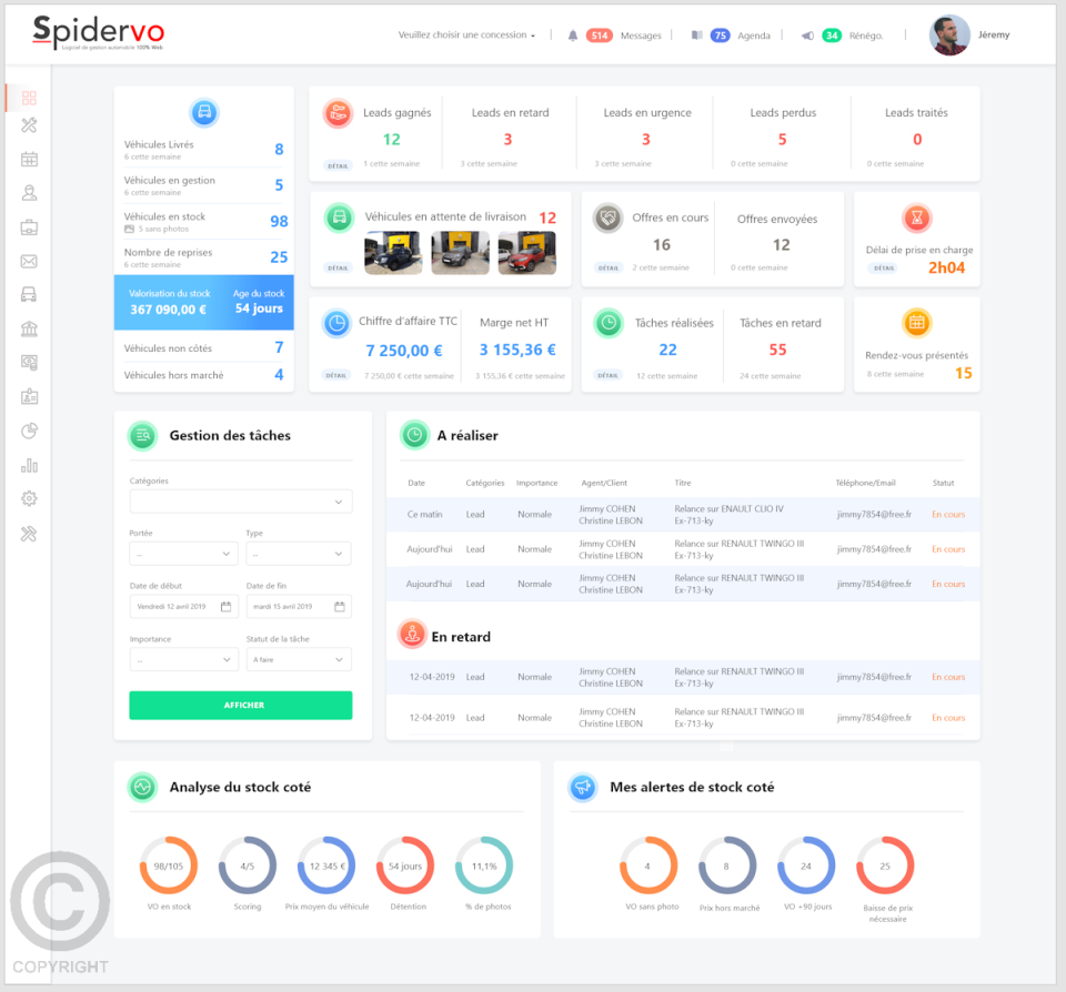 screenshot of Spider VO